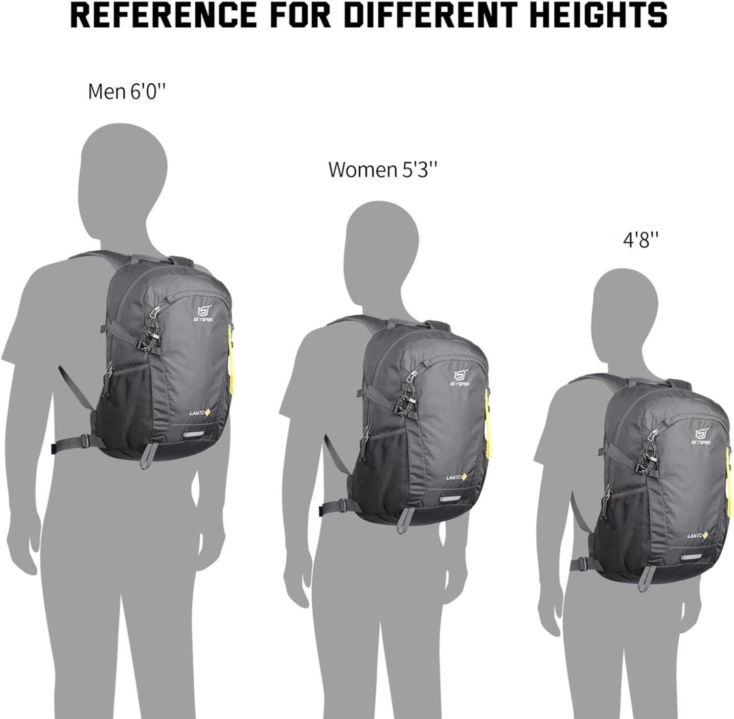 SKYSPER Small Hiking Backpack, 20L Lightweight Travel Backpacks Hiking Daypack Rucksack Women Men for Trekking Backpacking Outdoor Sports - Image 9