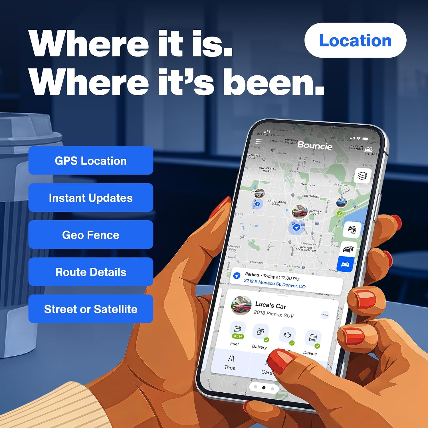 Bouncie GPS Tracker for Vehicles with Real-Time Location - Image 2